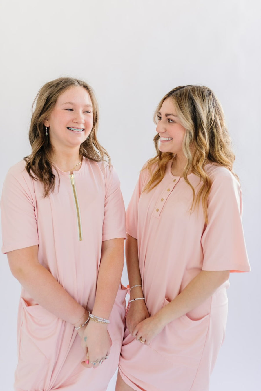 Pale Pink Classic Zip